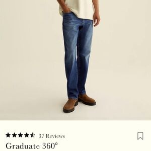 AG 360° Stretch Denim Graduate Tailored Leg Med
Wash Size 32 Slim Mid Rise